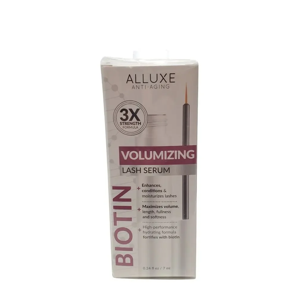 Alluxe Anti-Aging Volumizing Lash Serum Biotin Sealed in Box .24 fl. oz.